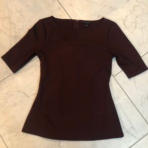 Ann Taylor Fitted Peplum Top